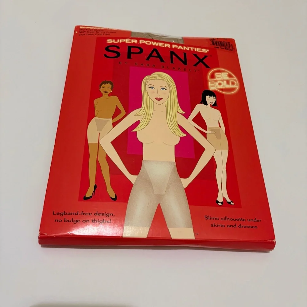 SPANX In-Power Line Super Power Panties,‎ Sz. F, Nude NWT